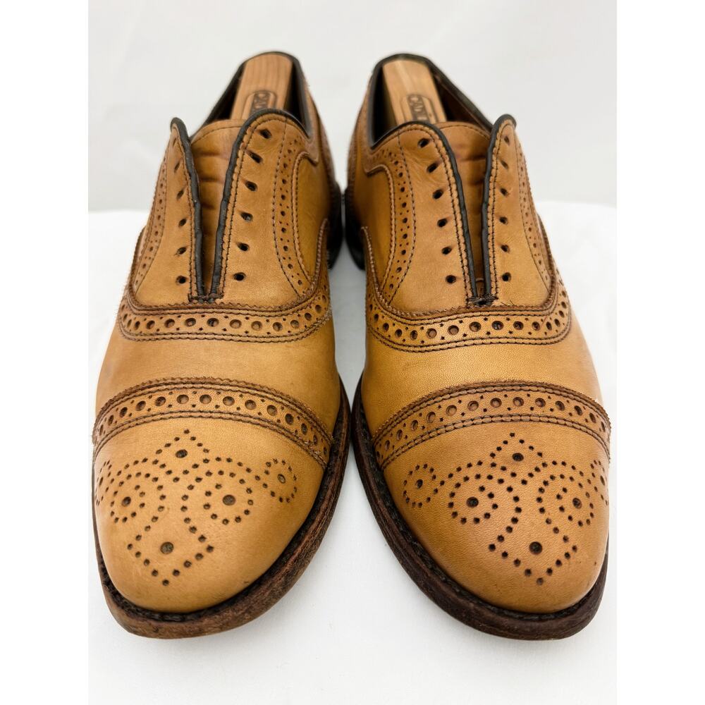 ALLEN EDMONDS Oxford Strand Cap-toe Calfskin uppers Shoe Size 9.5D